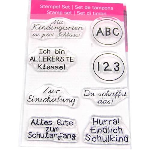Clearstamps Einschulung